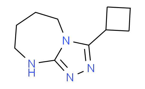 CAS No. 1365988-36-8, 3-Cyclobutyl-6,7,8,9-tetrahydro-5H-[1,2,4]triazolo[4,3-a][1,3]diazepine