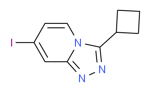 CAS No. 1057393-51-7, 3-Cyclobutyl-7-iodo-[1,2,4]triazolo[4,3-a]pyridine