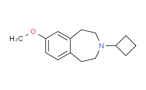 CAS No. 1389321-47-4, 3-Cyclobutyl-7-methoxy-2,3,4,5-tetrahydro-1H-benzo[d]azepine