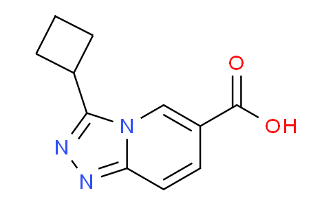 CAS No. 1250363-15-5, 3-Cyclobutyl-[1,2,4]triazolo[4,3-a]pyridine-6-carboxylic acid