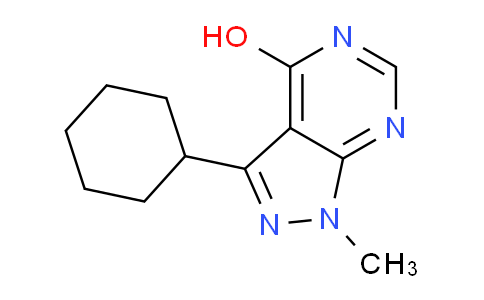 CAS No. 1246553-27-4, 3-Cyclohexyl-1-methyl-1H-pyrazolo[3,4-d]pyrimidin-4-ol