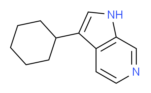CAS No. 1049768-45-7, 3-Cyclohexyl-1H-pyrrolo[2,3-c]pyridine