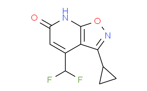 CAS No. 1018047-75-0, 3-Cyclopropyl-4-(difluoromethyl)isoxazolo[5,4-b]pyridin-6(7H)-one