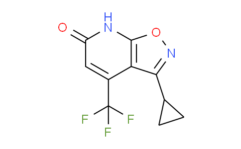 CAS No. 1018047-82-9, 3-Cyclopropyl-4-(trifluoromethyl)isoxazolo[5,4-b]pyridin-6(7H)-one