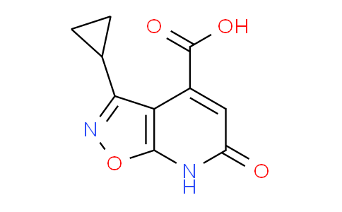 CAS No. 1160246-15-0, 3-Cyclopropyl-6-oxo-6,7-dihydroisoxazolo[5,4-b]pyridine-4-carboxylic acid
