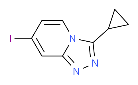 CAS No. 1057393-49-3, 3-Cyclopropyl-7-iodo-[1,2,4]triazolo[4,3-a]pyridine