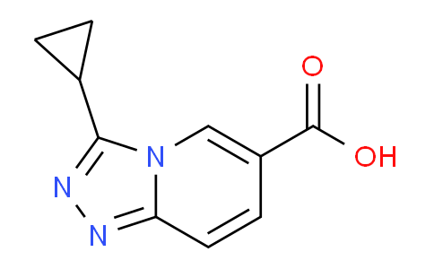 CAS No. 1248926-27-3, 3-Cyclopropyl-[1,2,4]triazolo[4,3-a]pyridine-6-carboxylic acid