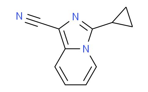CAS No. 1018557-46-4, 3-Cyclopropylimidazo[1,5-a]pyridine-1-carbonitrile