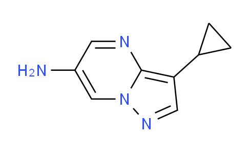 CAS No. 1779133-14-0, 3-Cyclopropylpyrazolo[1,5-a]pyrimidin-6-amine