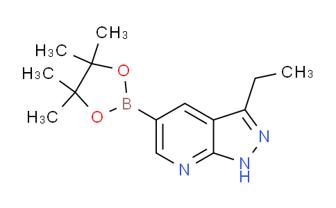 CAS No. 2005430-89-5, 3-Ethyl-5-(4,4,5,5-tetramethyl-1,3,2-dioxaborolan-2-yl)-1H-pyrazolo[3,4-b]pyridine