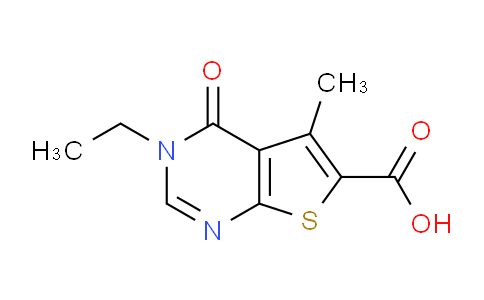 441718-51-0 | 3-Ethyl-5-methyl-4-oxo-3,4-dihydrothieno[2,3-d]pyrimidine-6-carboxylic acid