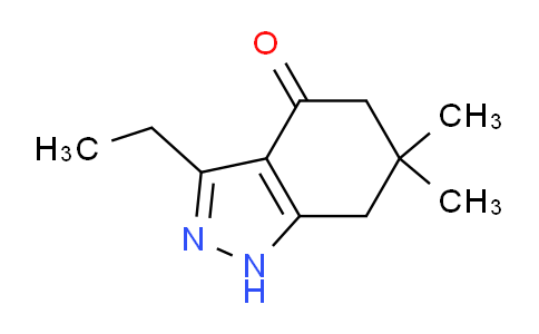 CAS No. 300588-98-1, 3-Ethyl-6,6-dimethyl-6,7-dihydro-1H-indazol-4(5H)-one
