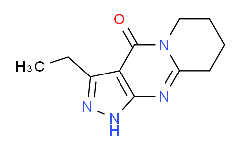 CAS No. 1707668-13-0, 3-Ethyl-6,7,8,9-tetrahydropyrazolo[3,4-d]pyrido[1,2-a]pyrimidin-4(1H)-one