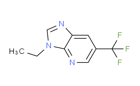 CAS No. 1707576-52-0, 3-Ethyl-6-(trifluoromethyl)-3H-imidazo[4,5-b]pyridine