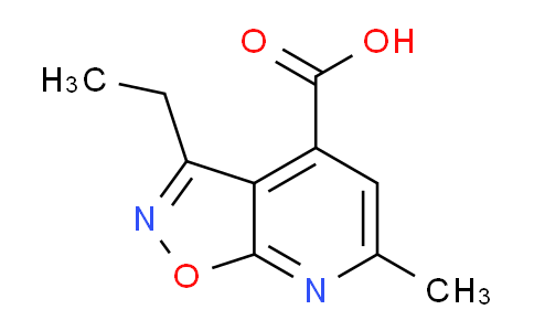 CAS No. 1263211-33-1, 3-Ethyl-6-methylisoxazolo[5,4-b]pyridine-4-carboxylic acid