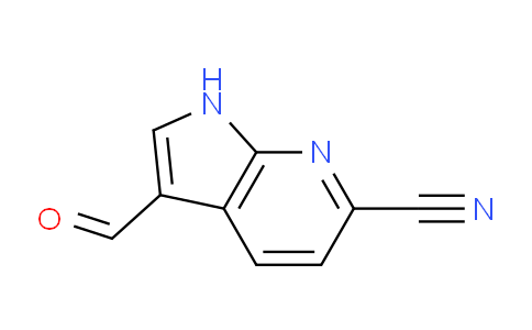 CAS No. 1082040-18-3, 3-Formyl-1H-pyrrolo[2,3-b]pyridine-6-carbonitrile