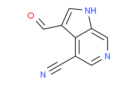 CAS No. 1190320-19-4, 3-Formyl-1H-pyrrolo[2,3-c]pyridine-4-carbonitrile