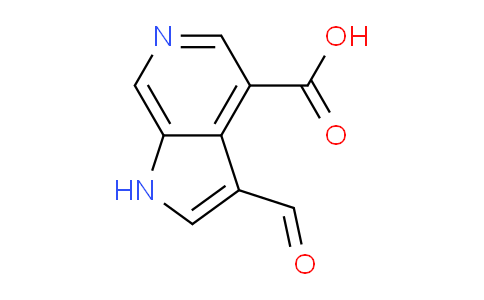 CAS No. 1190319-72-2, 3-Formyl-1H-pyrrolo[2,3-c]pyridine-4-carboxylic acid