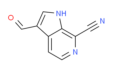 CAS No. 1190309-91-1, 3-Formyl-1H-pyrrolo[2,3-c]pyridine-7-carbonitrile