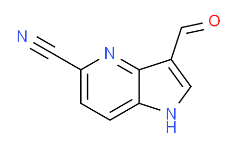 CAS No. 1190319-27-7, 3-Formyl-1H-pyrrolo[3,2-b]pyridine-5-carbonitrile