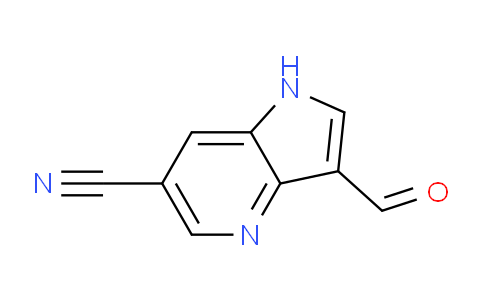 CAS No. 1190319-79-9, 3-Formyl-1H-pyrrolo[3,2-b]pyridine-6-carbonitrile
