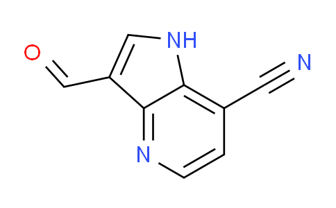 CAS No. 1190319-41-5, 3-Formyl-1H-pyrrolo[3,2-b]pyridine-7-carbonitrile