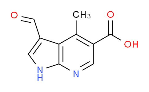 CAS No. 1190313-55-3, 3-Formyl-4-methyl-1H-pyrrolo[2,3-b]pyridine-5-carboxylic acid
