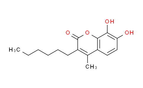 CAS No. 924775-32-6, 3-Hexyl-7,8-dihydroxy-4-methyl-2H-chromen-2-one