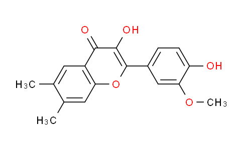 CAS No. 1353223-95-6, 3-Hydroxy-2-(4-hydroxy-3-methoxyphenyl)-6,7-dimethylchromen-4-one