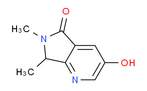 CAS No. 1391732-96-9, 3-Hydroxy-6,7-dimethyl-6,7-dihydro-5H-pyrrolo[3,4-b]pyridin-5-one