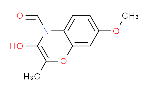 CAS No. 601489-80-9, 3-Hydroxy-7-methoxy-2-methyl-4H-benzo[b][1,4]oxazine-4-carbaldehyde