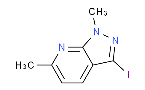 CAS No. 1822680-15-8, 3-Iodo-1,6-dimethyl-1H-pyrazolo[3,4-b]pyridine