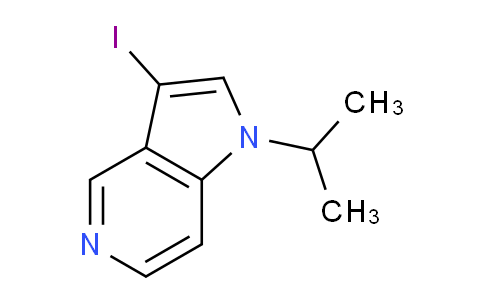 CAS No. 1597421-43-6, 3-Iodo-1-isopropyl-1H-pyrrolo[3,2-c]pyridine