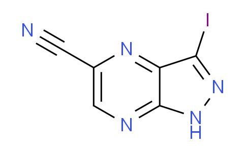 CAS No. 1936029-98-9, 3-Iodo-1H-pyrazolo[3,4-b]pyrazine-5-carbonitrile