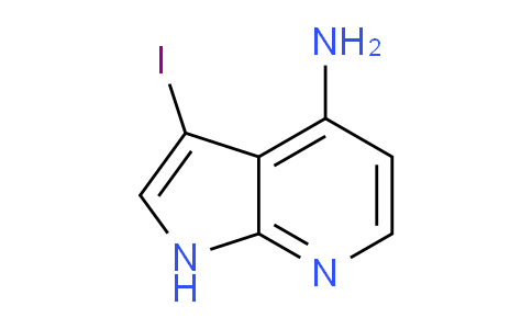 CAS No. 1190322-08-7, 3-Iodo-1H-pyrrolo[2,3-b]pyridin-4-amine