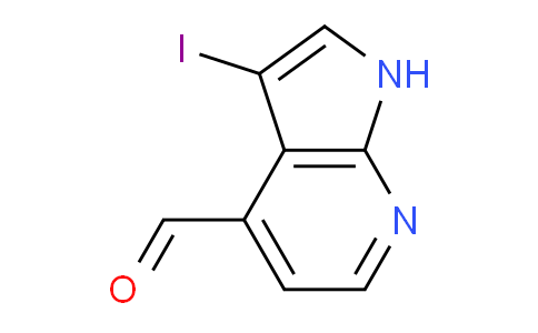 CAS No. 1159982-19-0, 3-Iodo-1H-pyrrolo[2,3-b]pyridine-4-carbaldehyde