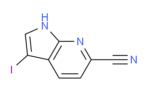 CAS No. 1190318-91-2, 3-Iodo-1H-pyrrolo[2,3-b]pyridine-6-carbonitrile