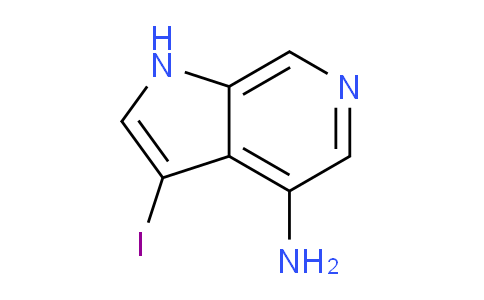 CAS No. 1190315-50-4, 3-Iodo-1H-pyrrolo[2,3-c]pyridin-4-amine