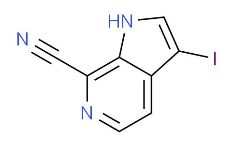CAS No. 1190314-92-1, 3-Iodo-1H-pyrrolo[2,3-c]pyridine-7-carbonitrile