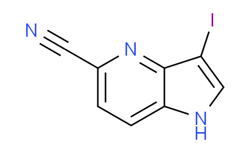 CAS No. 1190311-57-9, 3-Iodo-1H-pyrrolo[3,2-b]pyridine-5-carbonitrile