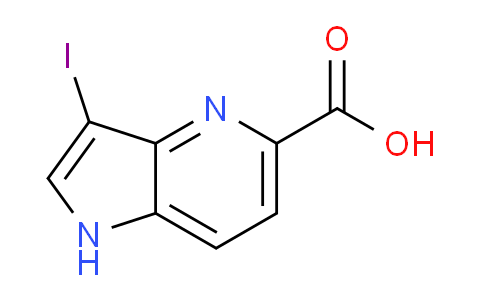 CAS No. 1190311-30-8, 3-Iodo-1H-pyrrolo[3,2-b]pyridine-5-carboxylic acid