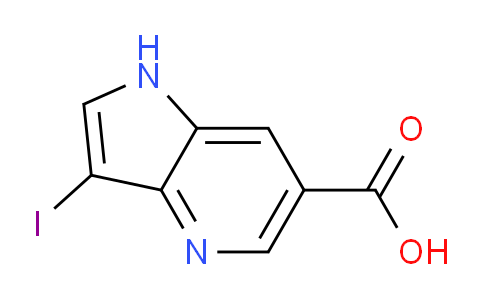 CAS No. 1190322-96-3, 3-Iodo-1H-pyrrolo[3,2-b]pyridine-6-carboxylic acid