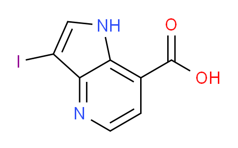 CAS No. 1190310-73-6, 3-Iodo-1H-pyrrolo[3,2-b]pyridine-7-carboxylic acid