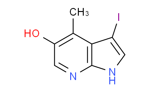 CAS No. 1190322-67-8, 3-Iodo-4-methyl-1H-pyrrolo[2,3-b]pyridin-5-ol