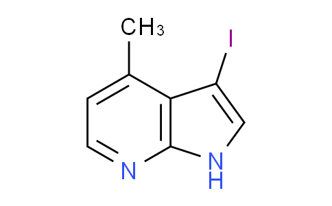 CAS No. 1190313-65-5, 3-Iodo-4-methyl-1H-pyrrolo[2,3-b]pyridine