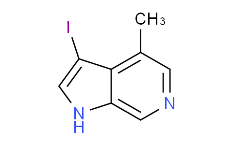 CAS No. 1190318-68-3, 3-Iodo-4-methyl-1H-pyrrolo[2,3-c]pyridine