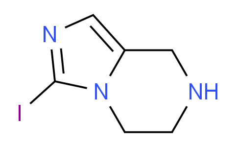 CAS No. 1393545-49-7, 3-Iodo-5,6,7,8-tetrahydroimidazo[1,5-a]pyrazine