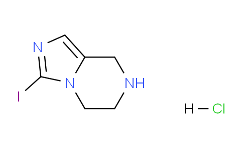 CAS No. 1956310-27-2, 3-Iodo-5,6,7,8-tetrahydroimidazo[1,5-a]pyrazine hydrochloride