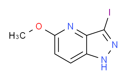 CAS No. 1134328-05-4, 3-Iodo-5-methoxy-1H-pyrazolo[4,3-b]pyridine