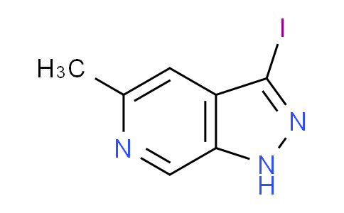 CAS No. 1386457-82-4, 3-Iodo-5-methyl-1H-pyrazolo[3,4-c]pyridine
